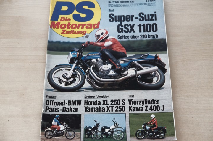 Deckblatt PS Sport Motorrad (07/1980)